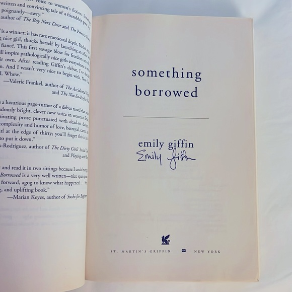Something Borrowed - SIGNED Copy - Picture 2 of 3